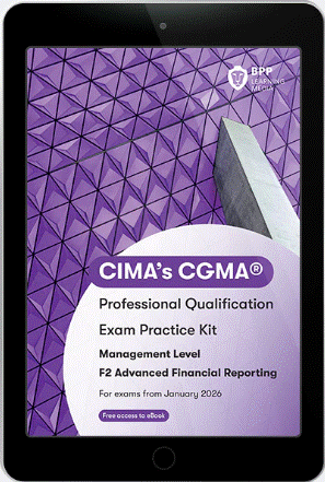F2 CIMA (eBook) Advanced Financial Reporting Exam Kit  2026