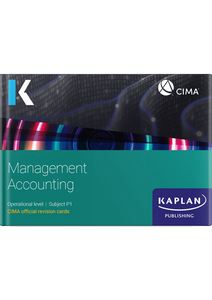 CIMA Management Accounting (P1) Revision Cards 2026