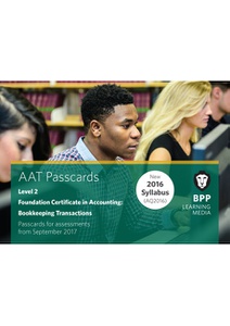 [9781472748287] AAT Bookkeeping Transactions Level 2 Passcards